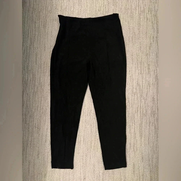 SHEIN XL FAUX SUEDE SOFT IS BLACK PANTS - Picture 3 of 6